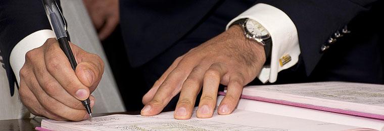 firma convenio UNADE y UPCT