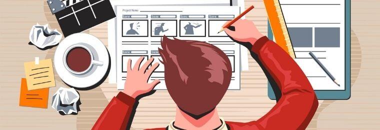 ¿Qué es un storyboard y cómo ayuda en el proceso creativo?